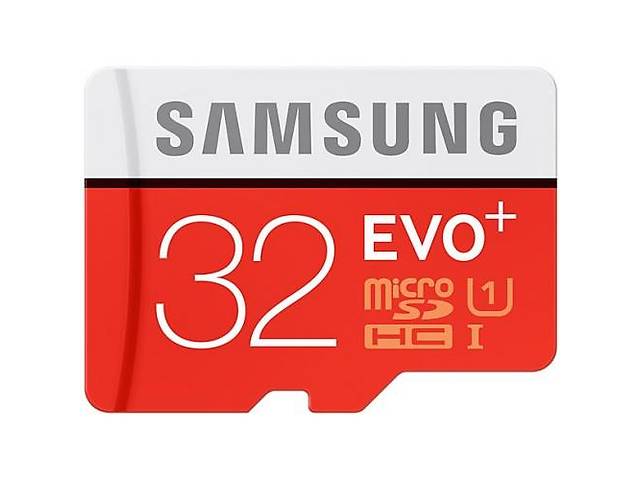 Карта памяти SAMSUNG MicroSDHC 32GB UHS-I Class 10 Samsung Evo Plus R80/W20MB/s + SD-адаптер (MB-MC32DA/RU)