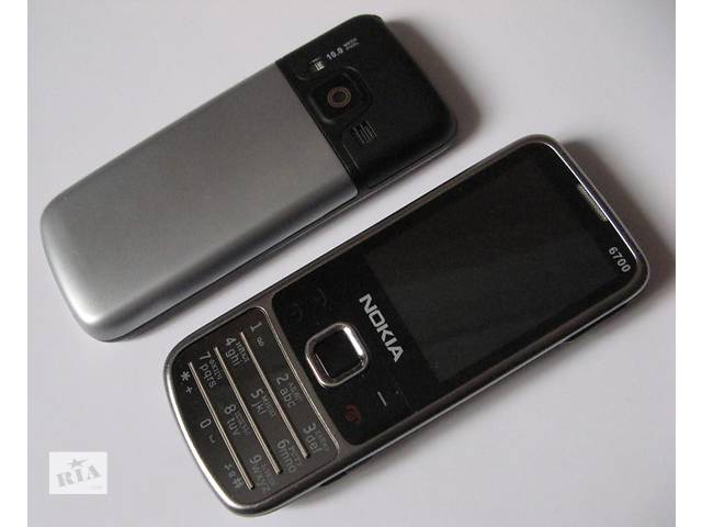 Мобильный телефон, смартфон Nokia 6700 dual sim, китайский нокиа 2 сим, дуос, метал копия Gold