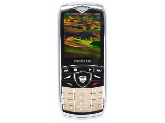 Мобильный телефон, смартфон Nokia 7399 dual sim, китайский нокиа 2 сим, дуос, метал копия Gold