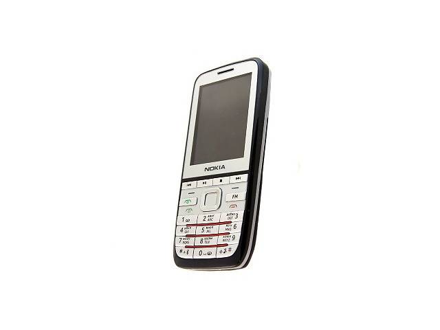 Мобильный телефон, смартфон Nokia B8000 dual sim, китайский нокиа 2 сим, дуос, метал копия White