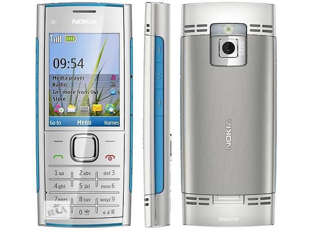 Мобильный телефон, смартфон Nokia X2-00 dual sim, китайский нокиа 2 сим, дуос, метал копия White