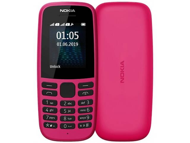Nokia 105 Dual Sim 2019 Pink (Код товара:9931)