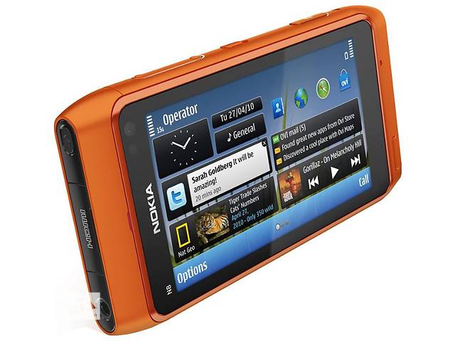 Смартфон, мобильный телефон Nokia N8 dual sim, китайский нокиа 2 сим, дуос, копия Orange