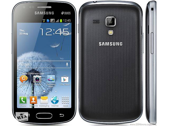 Samsung S DUOS. 4& quot; 2SIM 3G RAM768mB ROM4GB 1і5mPix Чорні Білі