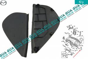 Молдинг/накладка панелі прая (обшивка торпеди) B25G64951 Mazda/МАЗДА 323 F 1998-2004