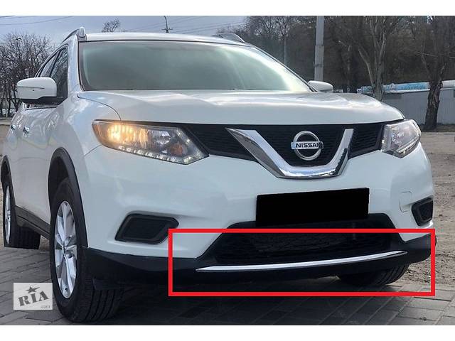 Молдинг переднього бампера для Nissan Rogue 2014-2016