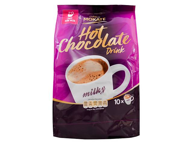 Молочный Шоколад с магнием Mokate Caffetteria Milk Chocolate, 18г*10шт