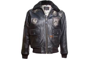 Шкіряна куртка Top Gun Offical Signature Series Jacket (чорна)