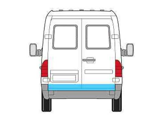 Накладка Двери задней внутрен. часть правая Vw Lt 28-46 1995- , Mercedes Sprinter 1995-