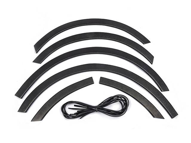 Накладки на арки (черный мат) Длинная база (пластик) для Volkswagen ...