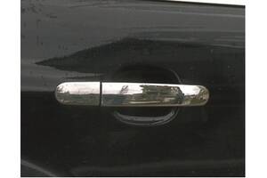 Накладки на ручки (4 шт, нерж.) Carmos - Турецкая сталь для Ford Focus II 2008-2011 гг.