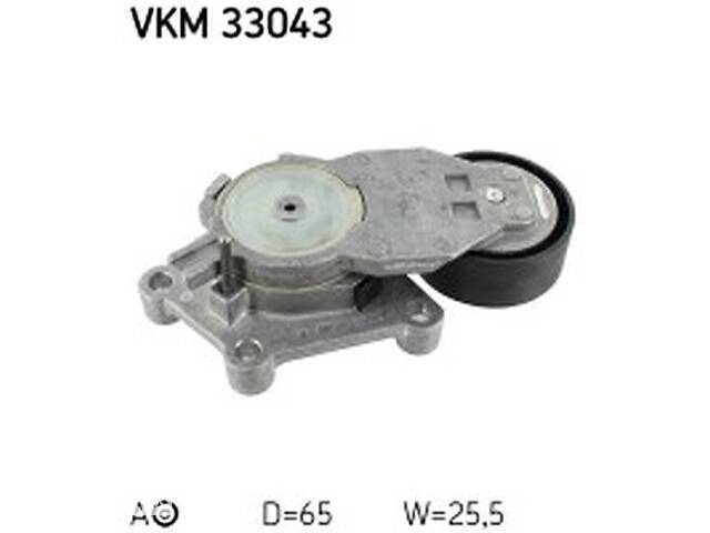 Натяжной ролик поликлинового ремня WD0165072 на Ford Fusion 2002-2012