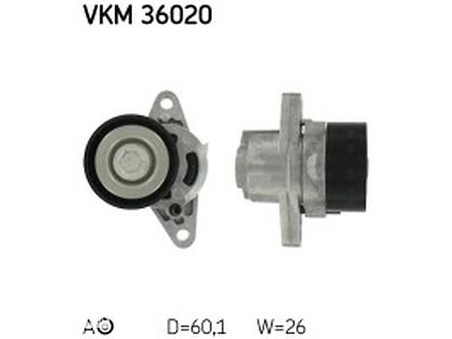 Натяжной ролик поликлинового ремня WD0165088 на Renault Laguna 2007-2015