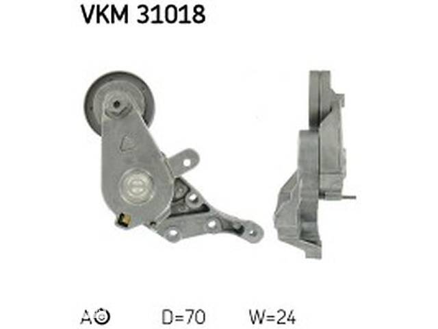 Натяжной ролик поликлинового ремня WD0165059 на Volkswagen Golf 4 1997-2003