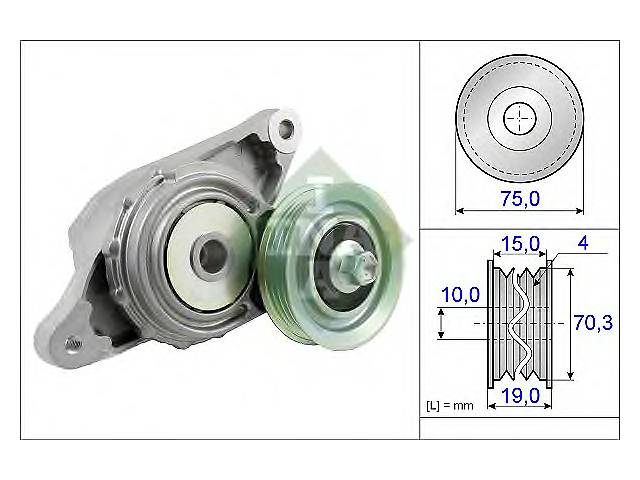 Натяжной ролик приводного ремня для моделей:HONDA (JAZZ,INSIGHT,CR-Z)