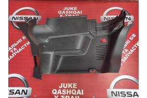 Nissan Qashqai+2 j10 рестайлинг обшивка карта багажника левый бок, 84951EY10A