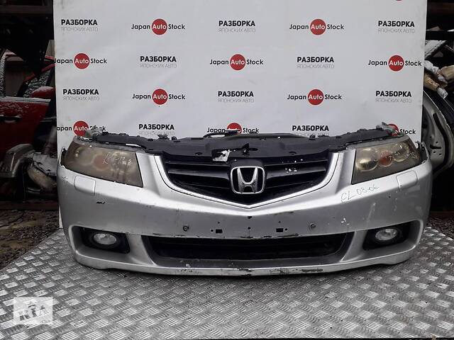 Бампер, фара, панель, радиатор, решётка, ноускат Honda Accord Хонда Аккорд CL, год 2003-2006