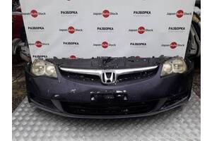 Бампер, фара, панель, радиатор, решётка, ноускат Honda Civic Хонда Цивик 4D, год 2006-2011