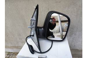Новое аналог зеркало боковое ПРАВОЕ електрическое на 5 пинов с подогревом Volkswagen T5 2003 - 2009 год // черное матове