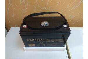 Новый АКБ акумулятор AGM 12V 100Ah VRLA AGM Battery Pb Volt Polska для котлов / дбж / енергосистем / производство Польща