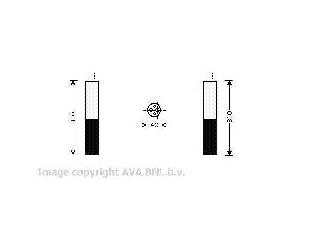 Осушитель кондиционера для моделей:VOLKSWAGEN (TRANSPORTER,TRANSPORTER,TRANSPORTER)