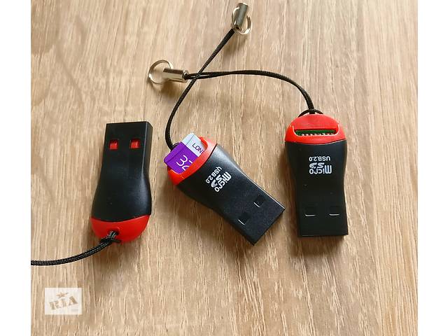 Адаптер USB на Micro SD карт, картридер.