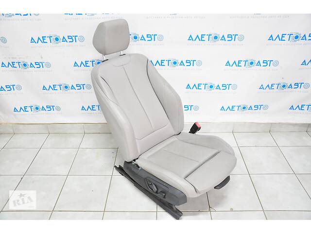 Пассажирское сидение BMW 3 F30 12-19 с airbag, sport, электро, кожа серое