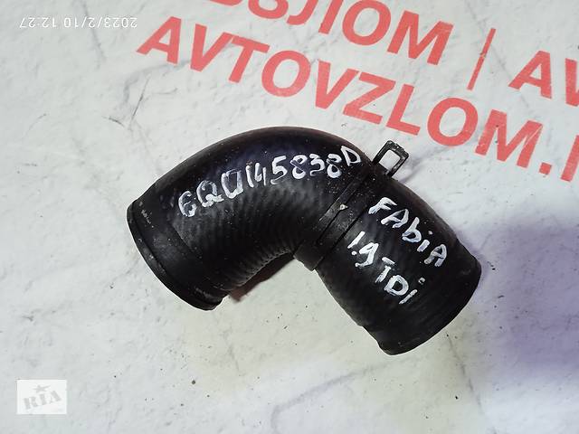 патрубок интеркулера для Skoda Fabia 1.9tdi 1998-2007 6Q0145838D