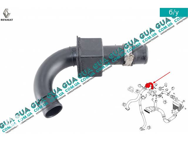 Патрубок интеркулера ( от турбины к радиатору ) 8200240894 Renault / РЕНО MEGANE II / МЭГАН 2, Renault / РЕНО SCENIC...
