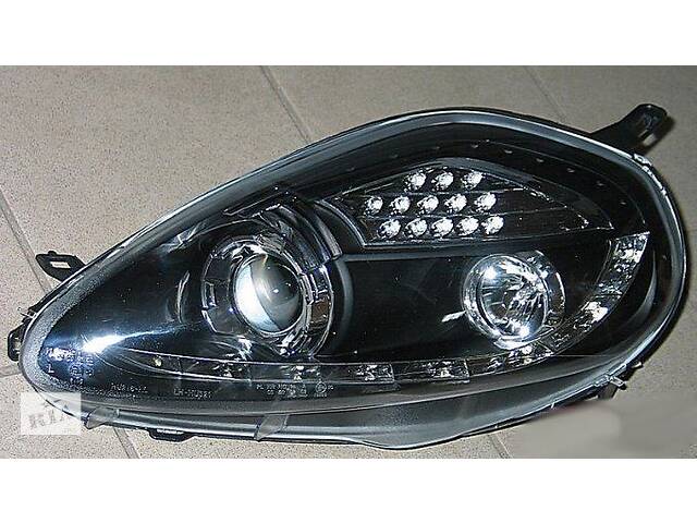 Передние фары Fiat Grande Punto тюнинг оптика - Фото 1
