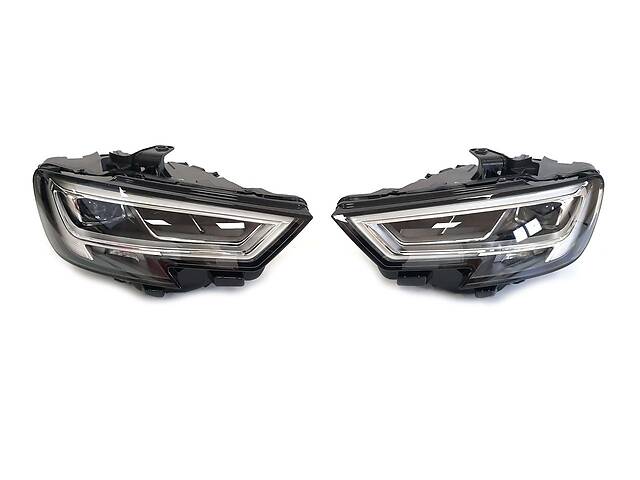 Передние фары Full Led на Audi A3 8V 2016-2020 года