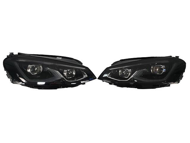 Передние фары на Volkswagen Golf 7 2012-2017 года ( LED Европа )