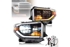 Передние фары Toyota Tundra (14-19) тюнинг Full Led оптика (V2)