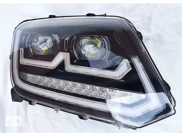 Передние фары VW Amarok тюнинг Full led оптика - Фото 7