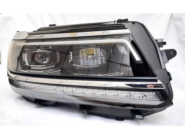 Передние фары VW Tiguan (16-20) тюнинг Full Led оптика (вместо галогена) - Фото 3