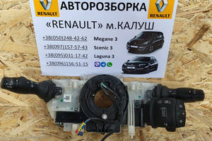 Подрулевой шлейф в сборе Renault Laguna 3 2007-2015г. (подрулевой переключатель Рено Лагуна 3) 255670013R