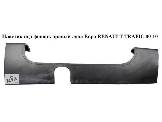 Пластик под фонарь правый ляда Евро RENAULT TRAFIC 00-10 (РЕНО ТРАФИК) (265A10120R)