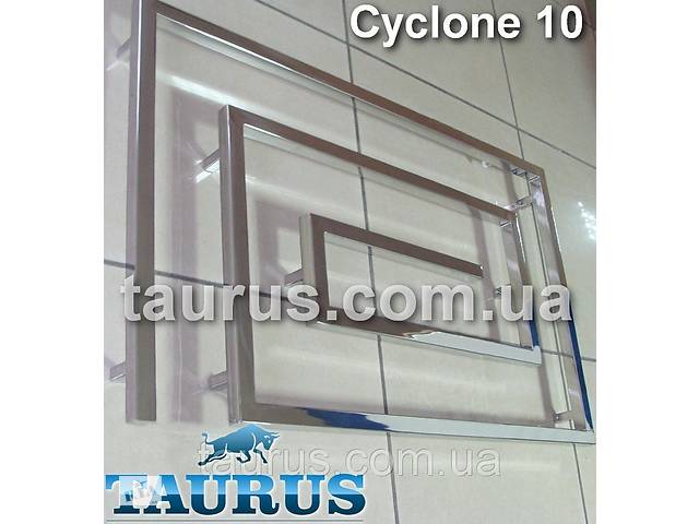 Огромный полотенцесушитель Cyclone 10/1200 из нержавеющей стали в современный дизайнерский санузел