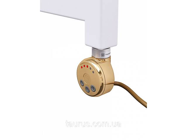 Золотой ЭлектроТЭН TERMA MEG1 GOLD с регулятором 30-65С + LED, Польша. Мощность: 120-1000W в полотенцесушитель