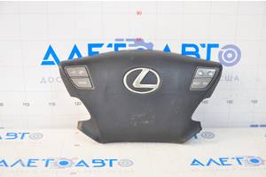 Подушка безопасности airbag в руль водительская Lexus LS460 LS600h 07-12 черн, полезла кожа
