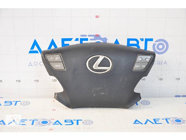 Подушка безопасности airbag в руль водительская Lexus LS460 LS600h 07-12 черн, полезла кожа