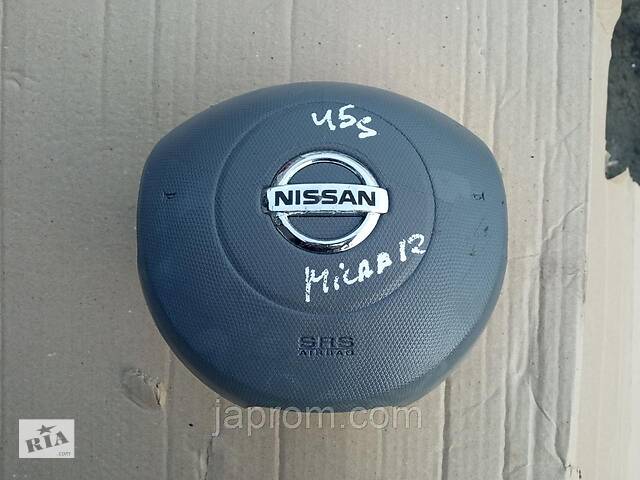 Подушка безопасности водителя в рулевое колесо Nissan Micra K12 2002-2010г.в.