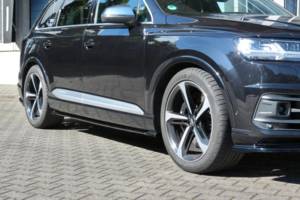 Пороги Audi q7 4m s-line/sq7 тюнинг леза спідниці обважування (maxton)