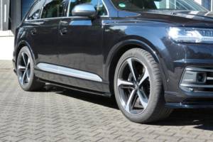 Пороги Audi q7 4m s-line / sq7 тюнинг леза юбки обвес (maxton)