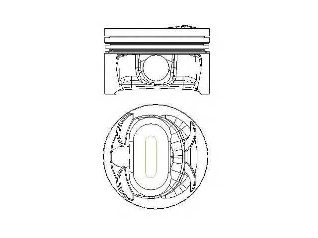 Поршень для моделей:SEAT (IBIZA,IBIZA,ALHAMBRA), SKODA (FABIA,FABIA), VOLKSWAGEN (TOURAN,GOLF,GOLF,JETTA,EOS,GOLF,TI...