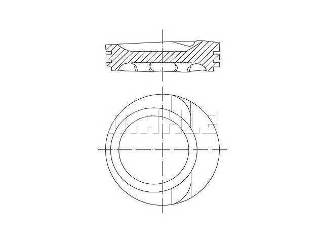 Поршень для моделей:FORD (GALAXY), SEAT (TOLEDO), VOLKSWAGEN (PASSAT,PASSAT,TRANSPORTER,GOLF,GOLF,SHARAN,PASSAT,TRA...