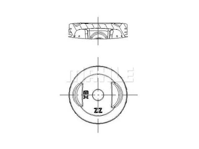 Поршень TD0069639 на VOLVO FMX 2010-