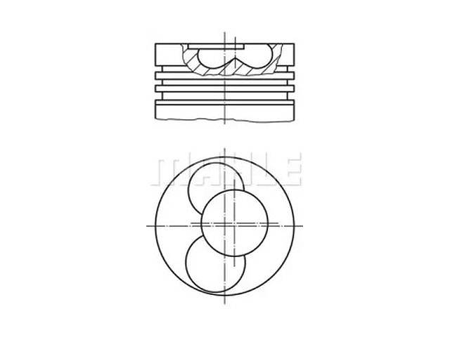 Поршень TD0135995 на VW GOLF V (1K1) 2003-2009