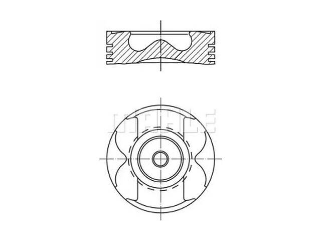 Поршень TD0137774 на VW NEW BEETLE Кабриолет (1Y7) 2002-2010