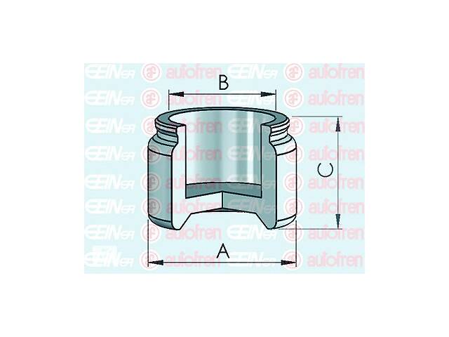 Поршень тормозного суппорта для моделей:AUDI (100,100,80,90,90,200), AUSTIN (1000-Series)